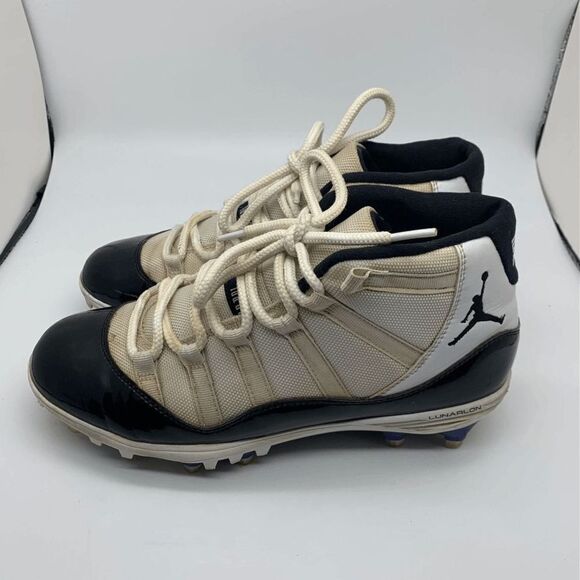 Nike Air Jordan 11 Retro TD Concord Football Cleats Size 9.5 NO‎ INSOLES main image 6